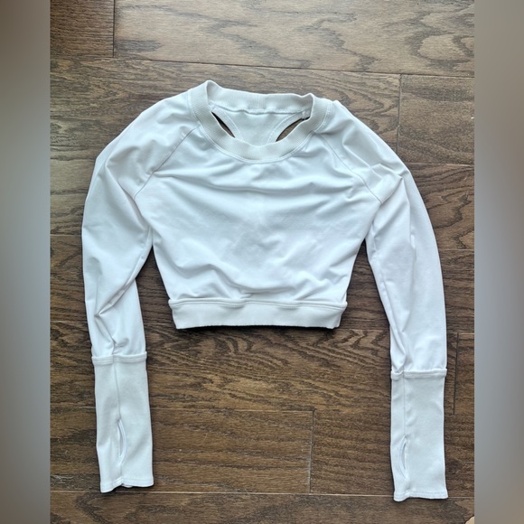 Bombshell Cropped Cut Out Back Pullover - Picture 2 of 4